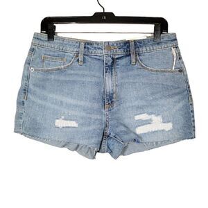 Universal Thread Distressed High-Rise Shortie Shorts Sz 8